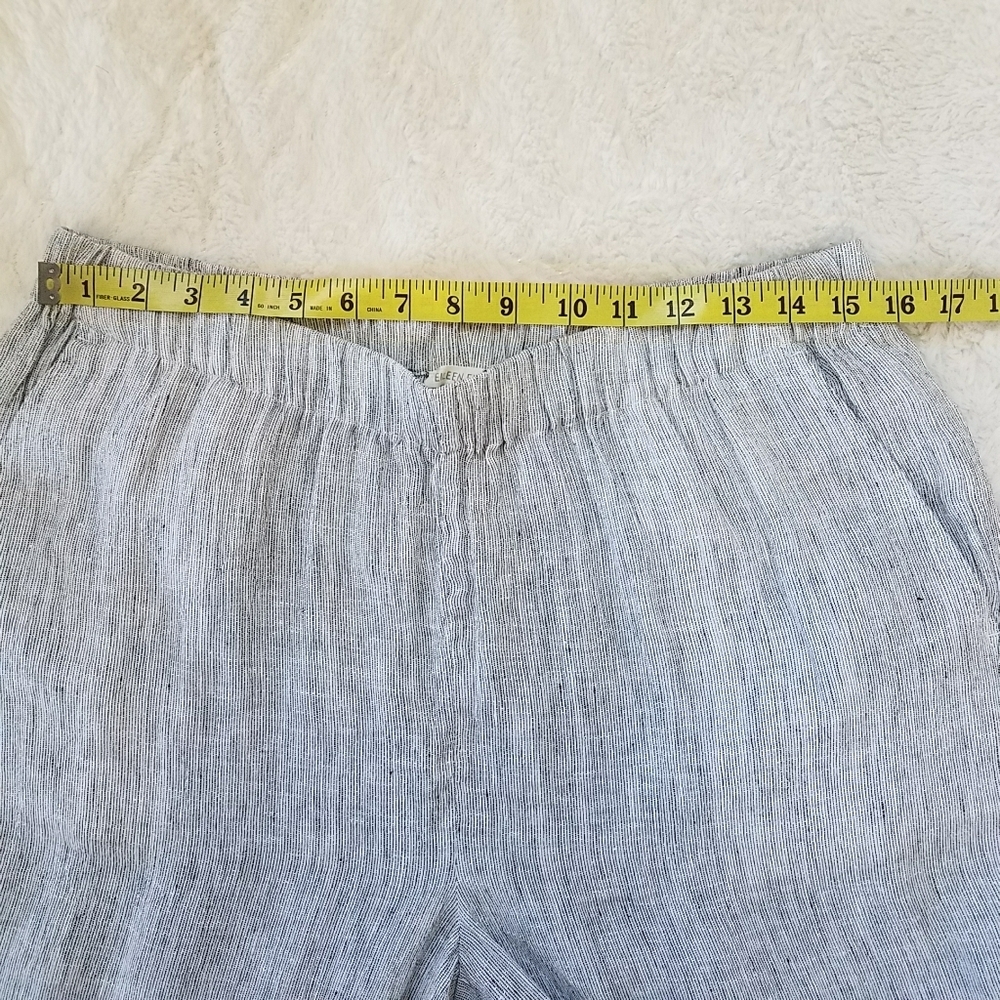 Eileen Fisher Linen Cropped Pants - Picture 4 of 9